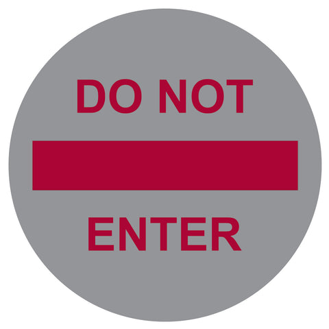 Floor/Wall Decal - Do Not Enter