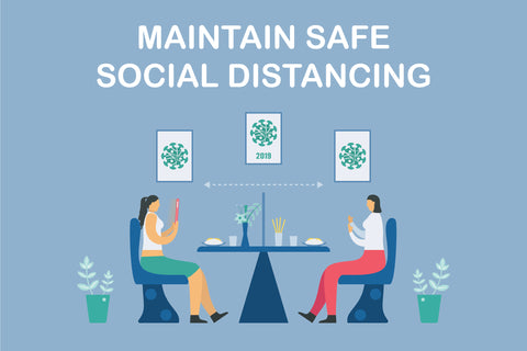 Poster/Sign - Social Distancing V4