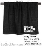 Straight Outta Somerville - Black - (Hats & Specialty) - EMB-1007 - Hero Ground Zero