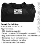 Straight Outta Somerville - Black - (Hats & Specialty) - EMB-1007 - Hero Ground Zero