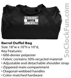 Straight Outta Somerville - Black - (Hats & Specialty) - EMB-1007 - Hero Ground Zero