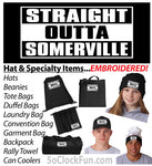 Straight Outta Somerville - Black - (Hats & Specialty) - EMB-1007 - Hero Ground Zero