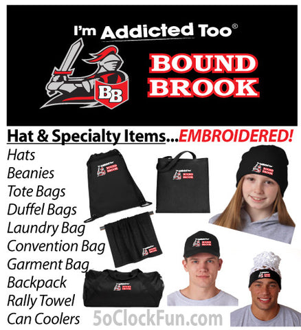 I'm Addicted Too Bound Brook - Black - (Hats & Specialty) - EMB-1044 - Hero Ground Zero