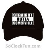 Straight Outta Somerville - Black - (Hats & Specialty) - EMB-1007 - Hero Ground Zero
