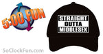 Straight Outta Middlesex - Black - (Hats & Specialty) - EMB-1001 - Hero Ground Zero