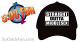 Straight Outta Middlesex - Black - (Hats & Specialty) - EMB-1001 - Hero Ground Zero