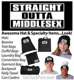 Straight Outta Middlesex - Black - (Hats & Specialty) - EMB-1001 - Hero Ground Zero