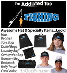 I'm Addicted Too Fishing (Hat & Specialty) - Black - IAT-1002 - Hero Ground Zero