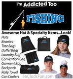 I'm Addicted Too Fishing (Hat & Specialty) - Black - IAT-1002 - Hero Ground Zero