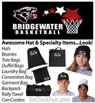 Bridgewater Basketball - BLACK - (Hats & Specialty) - EMB-1004 - Hero Ground Zero