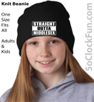 Straight Outta Middlesex - Black - (Hats & Specialty) - EMB-1001 - Hero Ground Zero