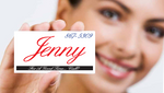 Jenny - 867-5309 - Business Card - Biz-1002 - Hero Ground Zero