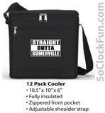 Straight Outta Somerville - Black - (Hats & Specialty) - EMB-1007 - Hero Ground Zero