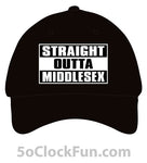 Straight Outta Middlesex - Black - (Hats & Specialty) - EMB-1001 - Hero Ground Zero