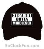 Straight Outta Middlesex - Black - (Hats & Specialty) - EMB-1001 - Hero Ground Zero