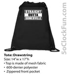 Straight Outta Somerville - Black - (Hats & Specialty) - EMB-1007 - Hero Ground Zero