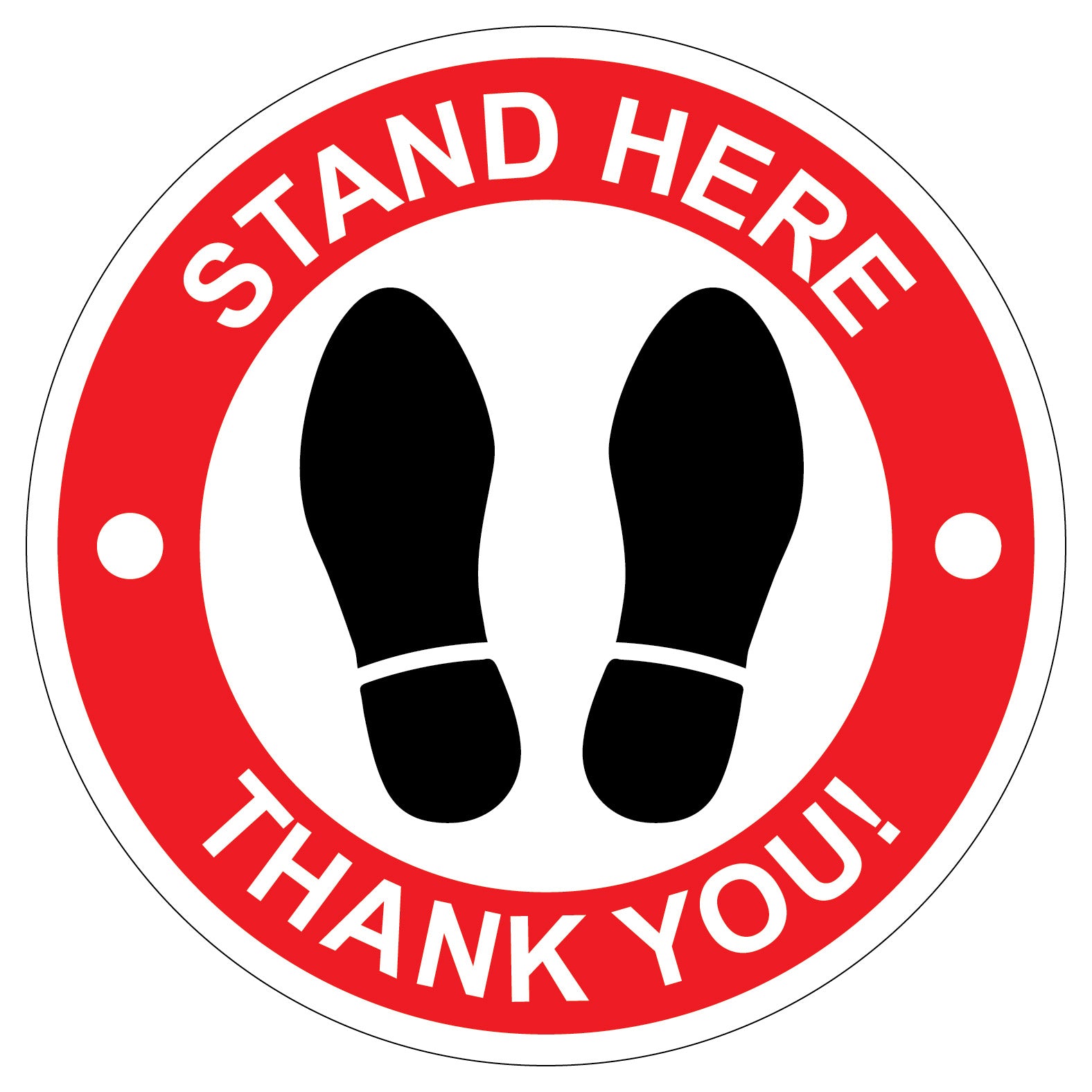 Floor/Wall Decal - Stand Here V1 – Hero Ground Zero