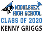 CUSTOM Middlesex High School Graduation Sign