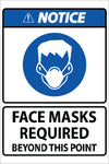 Poster/Sign - Face Mask Required V1