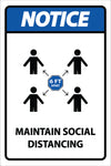 Poster/Sign - Social Distancing V2