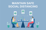 Poster/Sign - Social Distancing V4