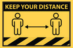 Poster/Sign - Keep Your Distance