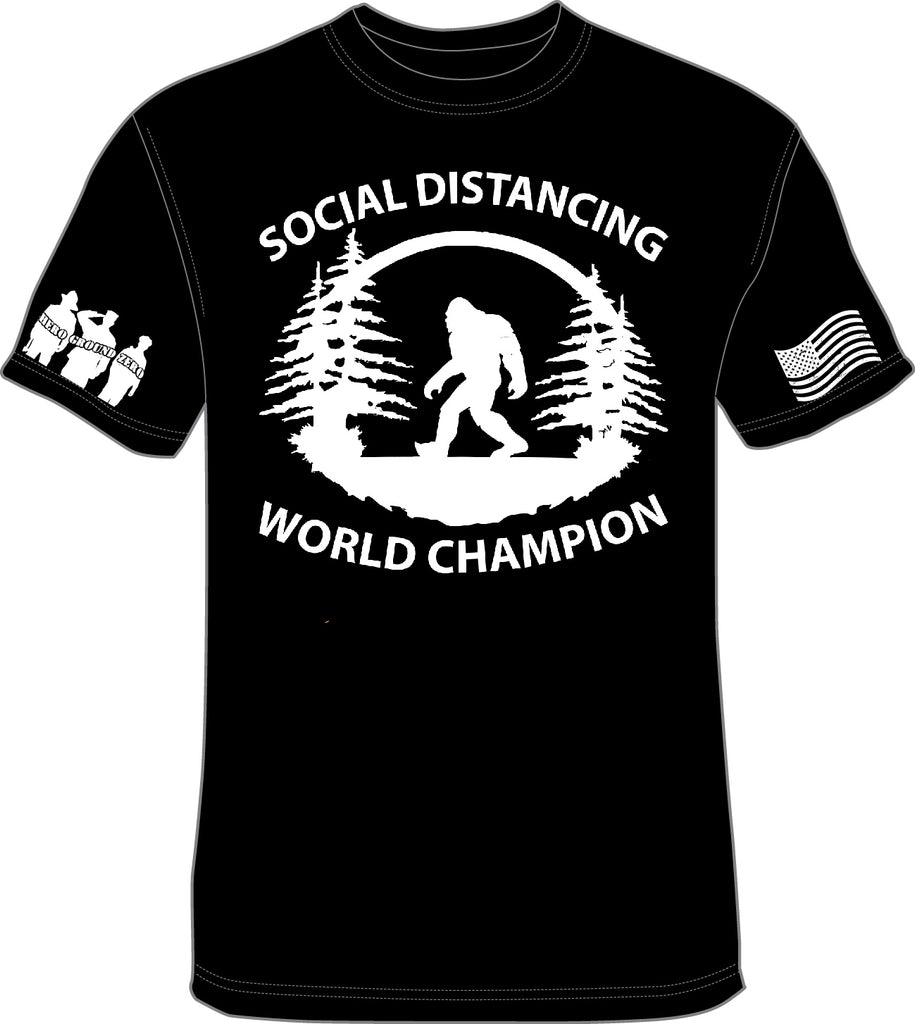 Social distancing sales world champion