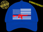 Hat -USA FLAG with M-16 - EMB-1010 - Hero Ground Zero