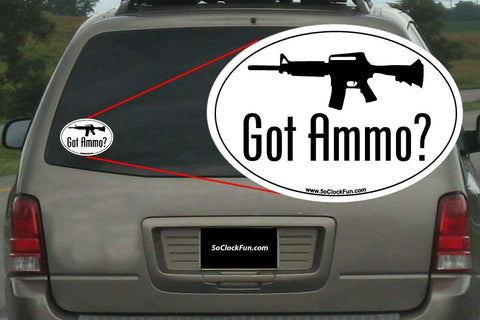 Oval Sticker - Got Ammo - OVL-1003 - Hero Ground Zero