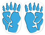 Sticker Feet  |  Monster Feet "Big Foot" - Hero Ground Zero