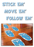 Sticker Feet  |  Human Feet " Sidewalk Stomp " - Hero Ground Zero