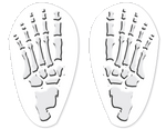 Sticker Feet  |  Human Feet " Breakin' Bones " - Hero Ground Zero