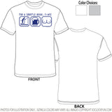 Im I Simple Man I Like Fishing Beer and Boobs - Shirt - DTG-1025 - Hero Ground Zero