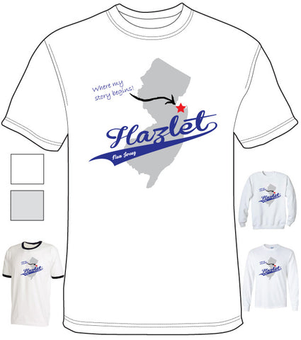 Shirt - Hazlet NJ - Where My Story Begins - DTG-1004 - Hero Ground Zero