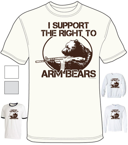 Support The Right To Arm Bears - Shirt - DTG-1011 - Hero Ground Zero