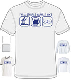 Im I Simple Man I Like Fishing Beer and Boobs - Shirt - DTG-1025 - Hero Ground Zero