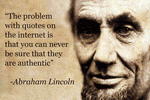 Poster - Quotes on The Internet - Abraham Lincoln - POS-1003 - Hero Ground Zero