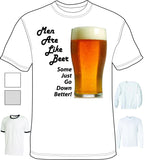Shirt - Men Are Like Beer - A-1320 - Hero Ground Zero